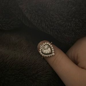 Sacred heart wedding ring